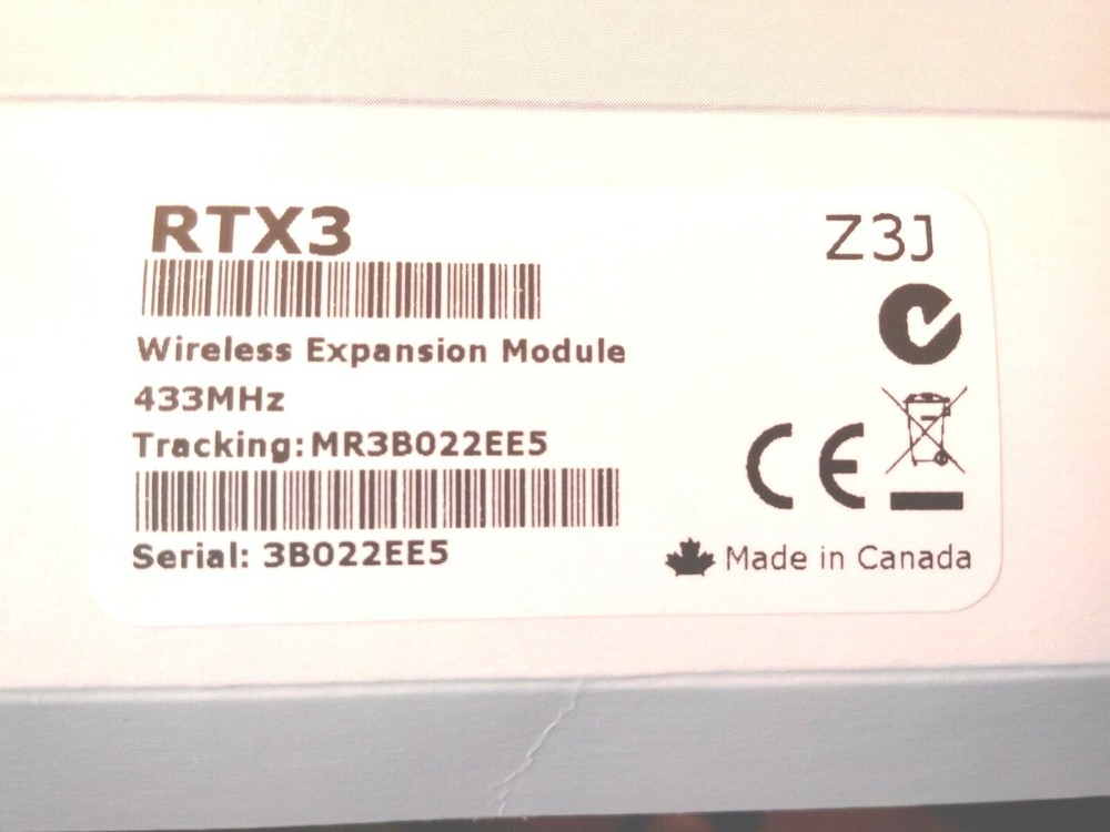 Paradox RTX3 433MHz (formerly MG-RTX3) Wireless Expansion Module