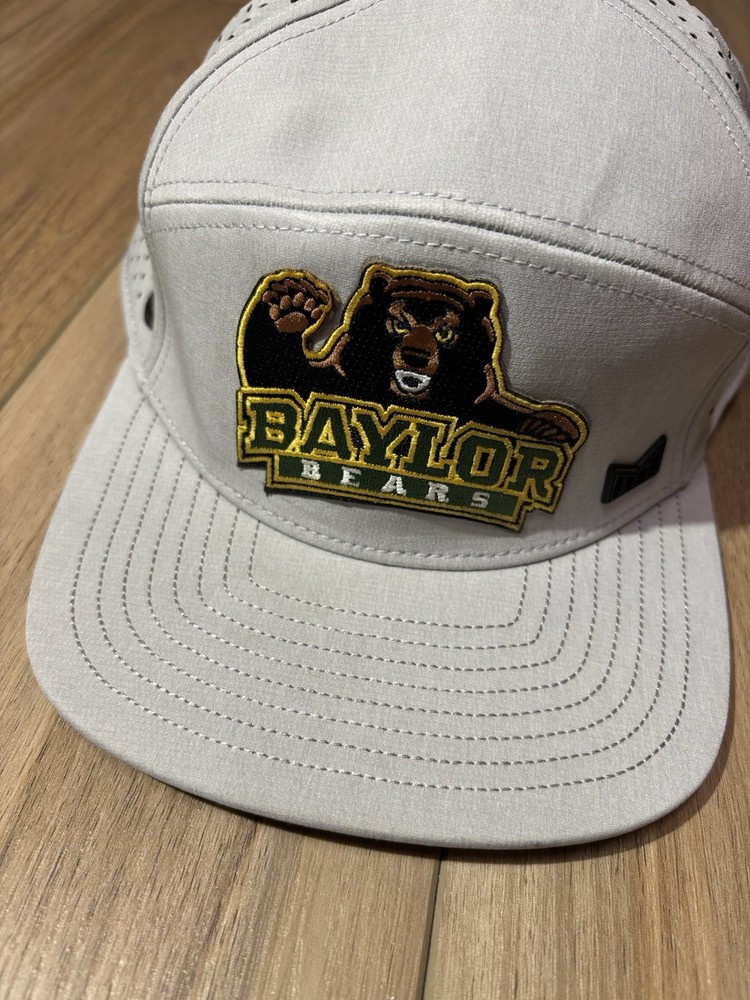 Melin Trenches Icon Hydro Hat Grey Baylor Bears Custom Patch 60cm