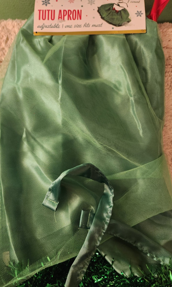 Green And Red One Size Adjustable Tutu Apron
