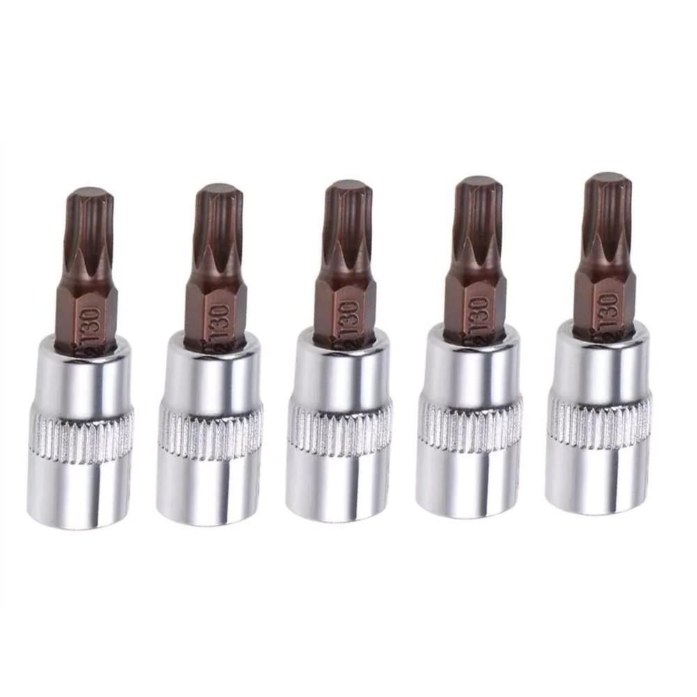 5pcs New T30 Torx Bit Sockets Compatible For ratchet wrenches, extensions