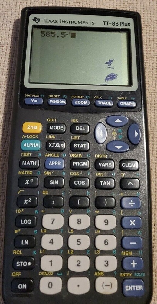 Texas Instruments TI-83 Plus Graphing Calculator - Black