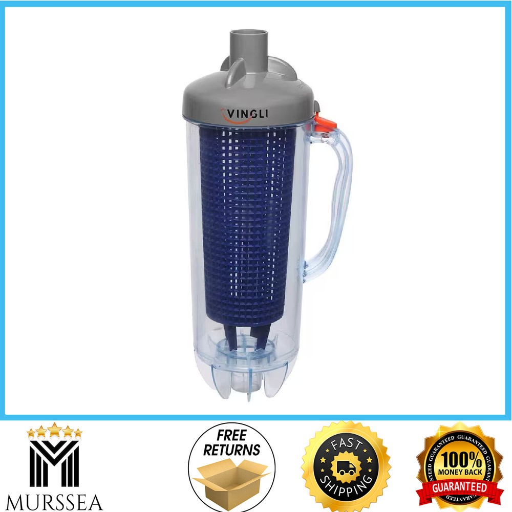 Leaf Canister with Plastic Mesh Basket Leaf Trap for Automatic Pool Vacuum Clean