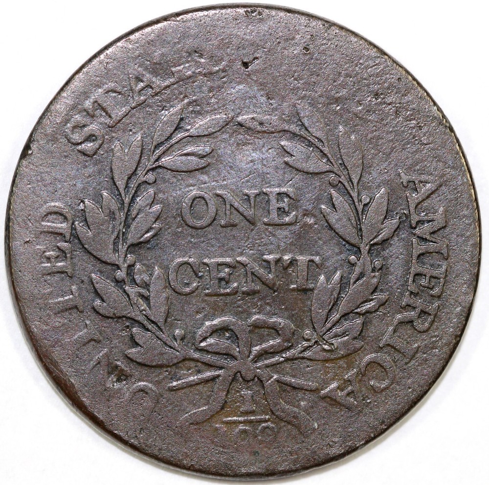 1796 1c NC-4 Draped Bust Large Cent