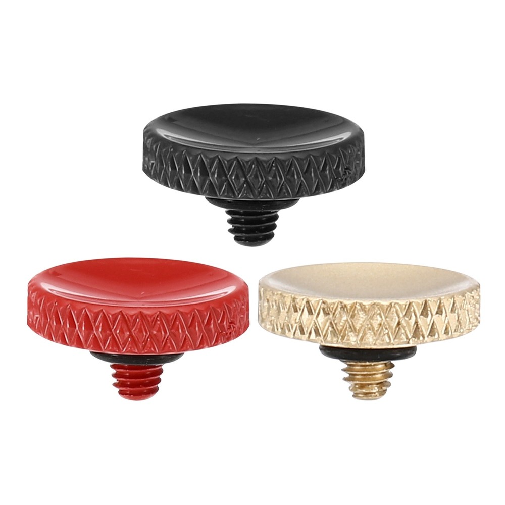 3x Red Matte Golden Black Shutter Button CAMERA Pure Copper Soft Release Button
