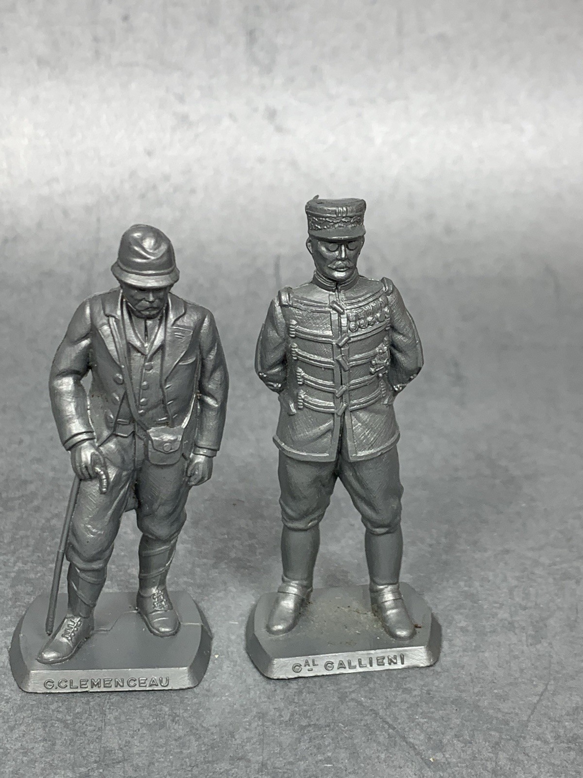Mokarex General Gallieni 1849-1916 & G Clemenceau 1841 - 1929 Plastic Soldiers