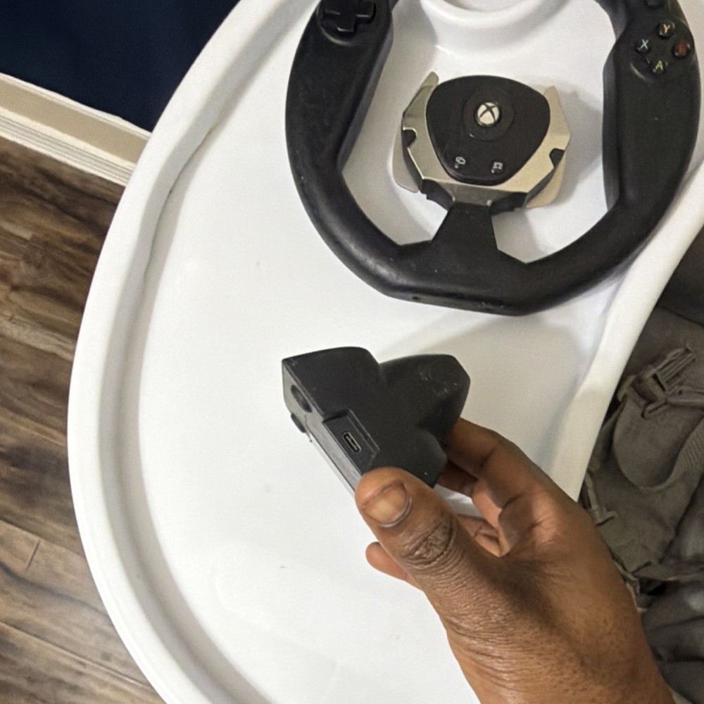 Xbox Series S Console Bundle with Controller, Racing Wheel, Charging Dock