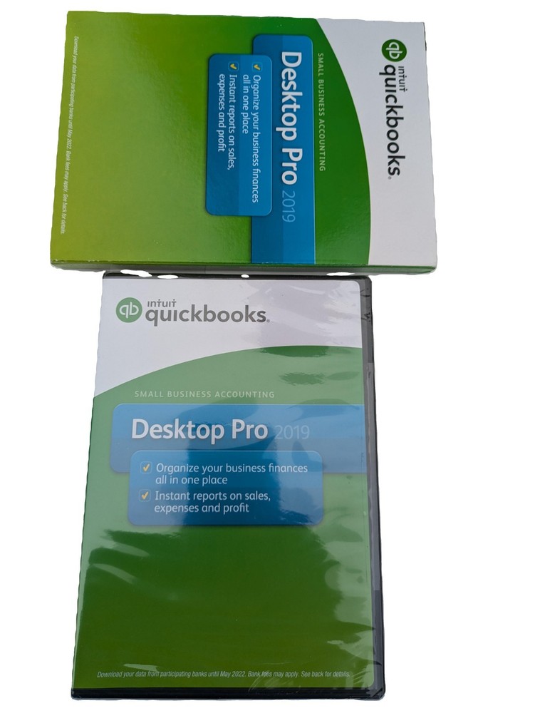 Intuit QuickBooks Desktop Pro 2019 Software (1 User)