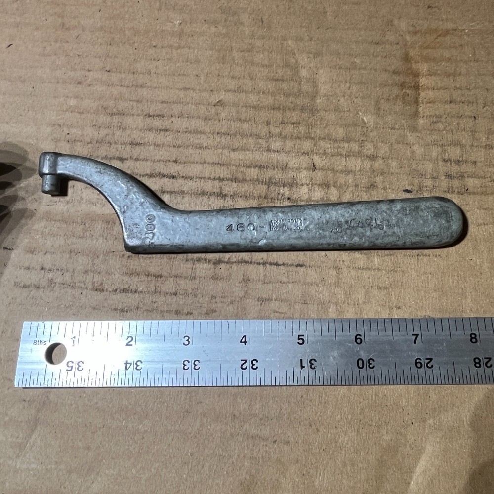 Armstrong Spanner Wrench 460  Pin Spanner Tool 8” Long 5/16" Diameter