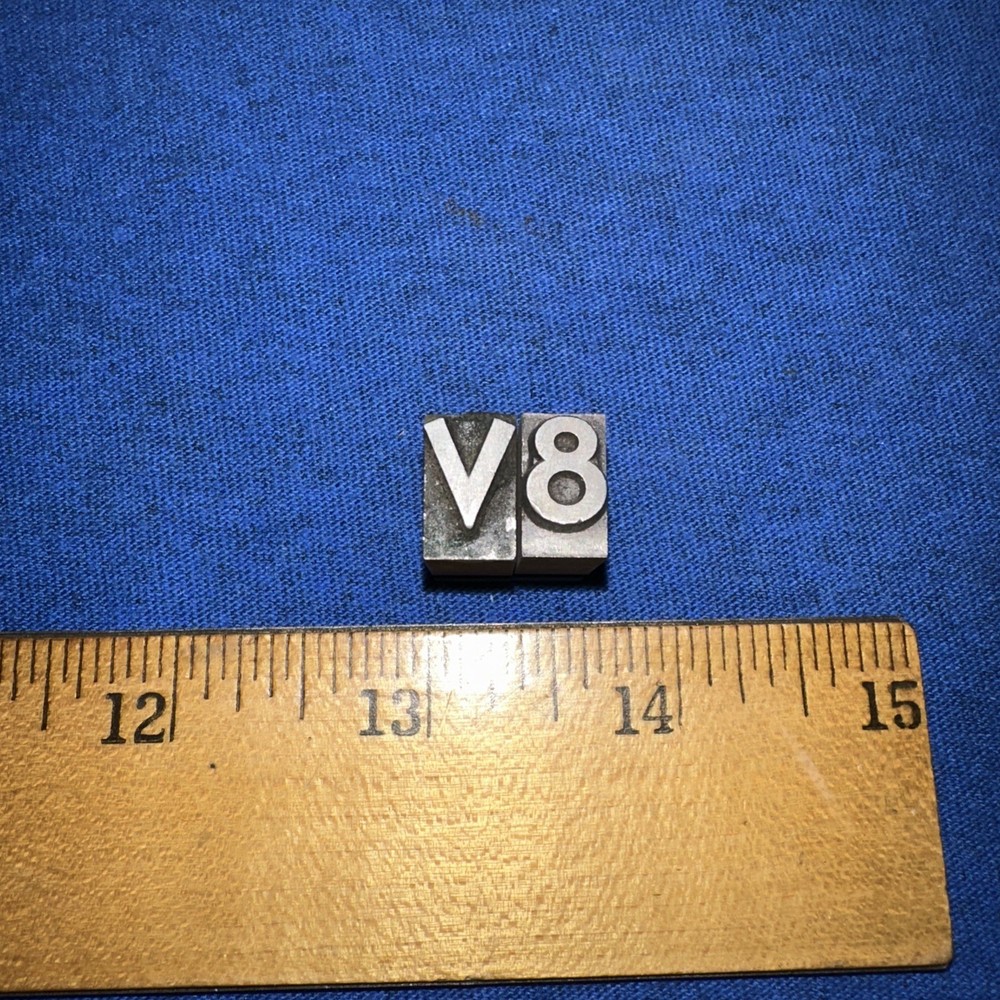 Printing Blocks ( V8 ) Lead Blocks Small