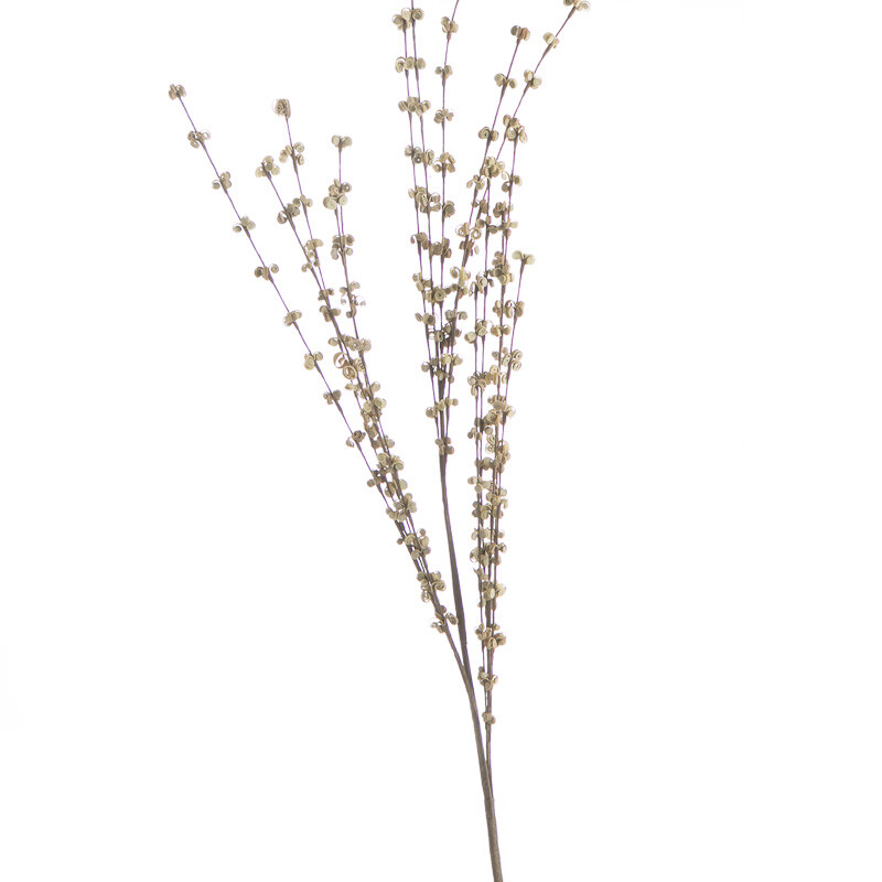 Hand Wrapped Artificial Curly Leaf Floral Spray