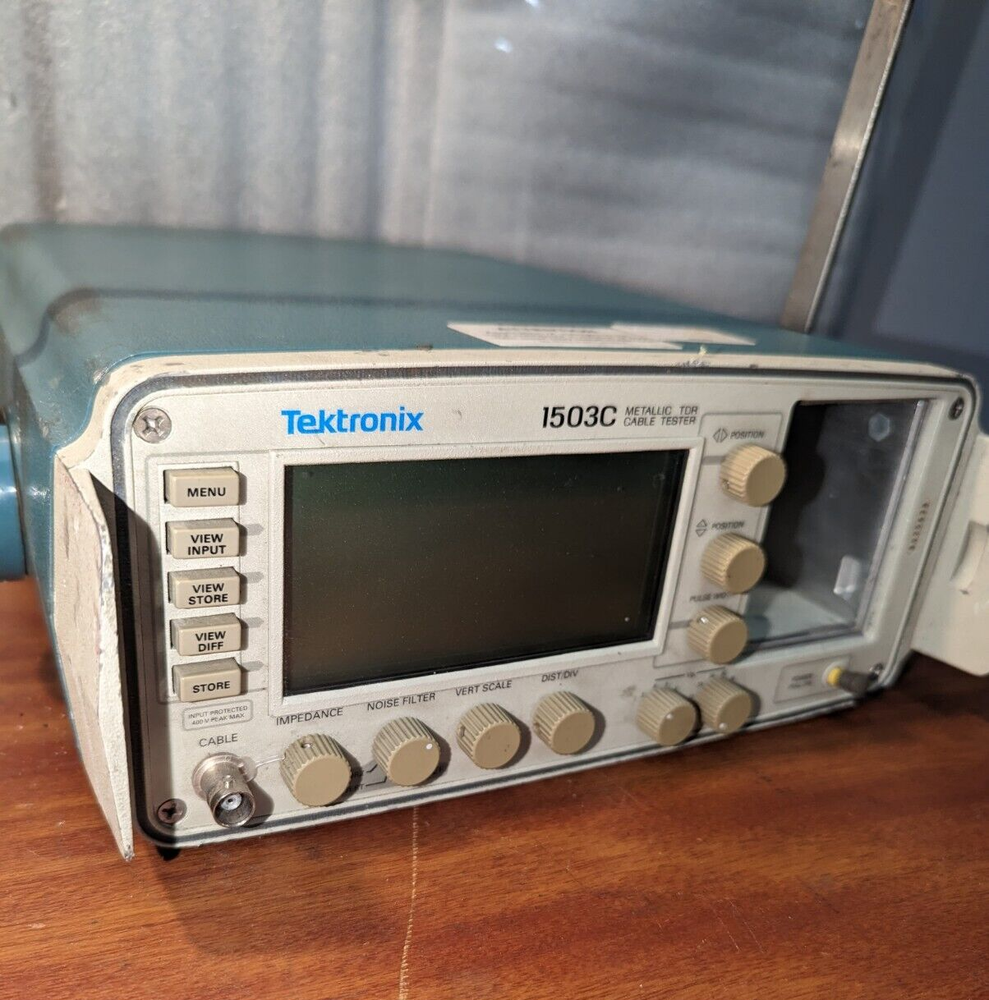 Tektronix 1503c Metallic TDR Cable Tester, "Check Disc".