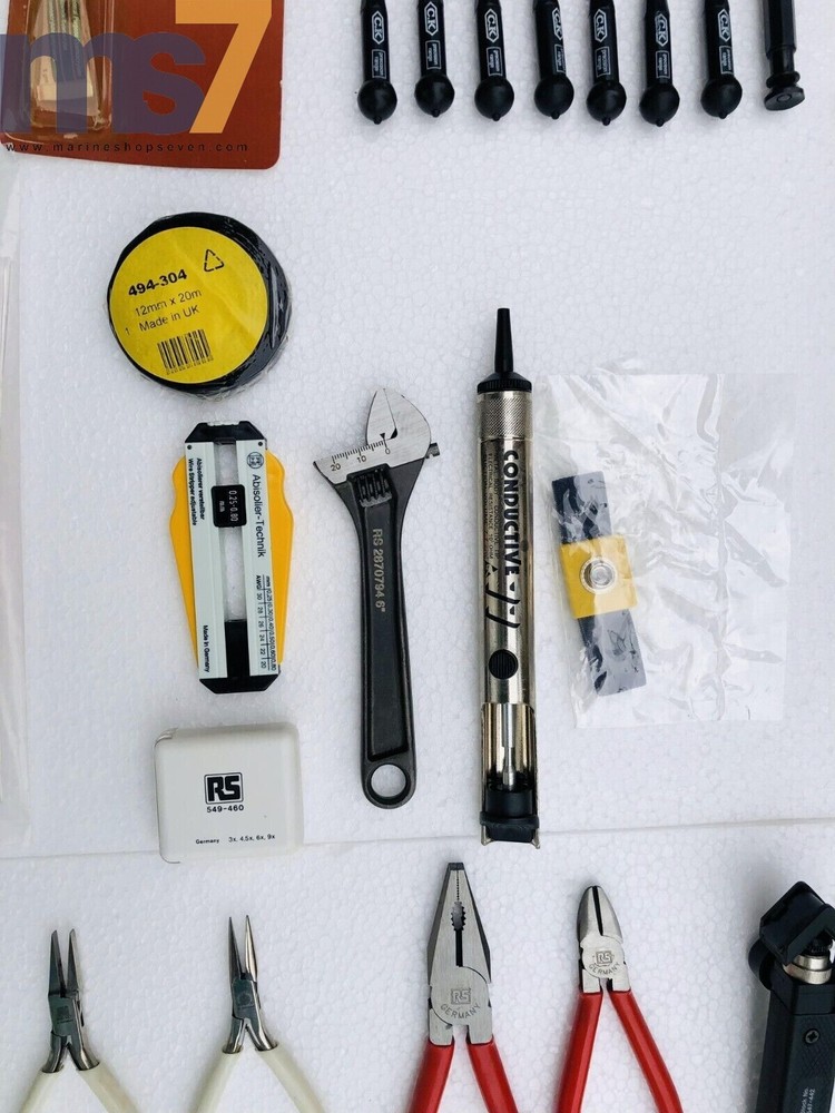 RS COMPONENTS ELECTRO-MECHANICAL TOOL KIT WITH ACCESSORIES AS SHOWN -NEW #2