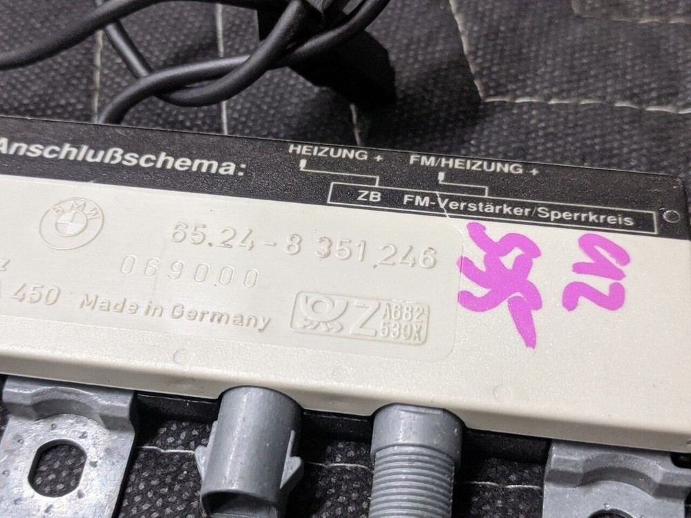 BMW E32/E34 Radio Antenna Amplifier Module 65258351246
