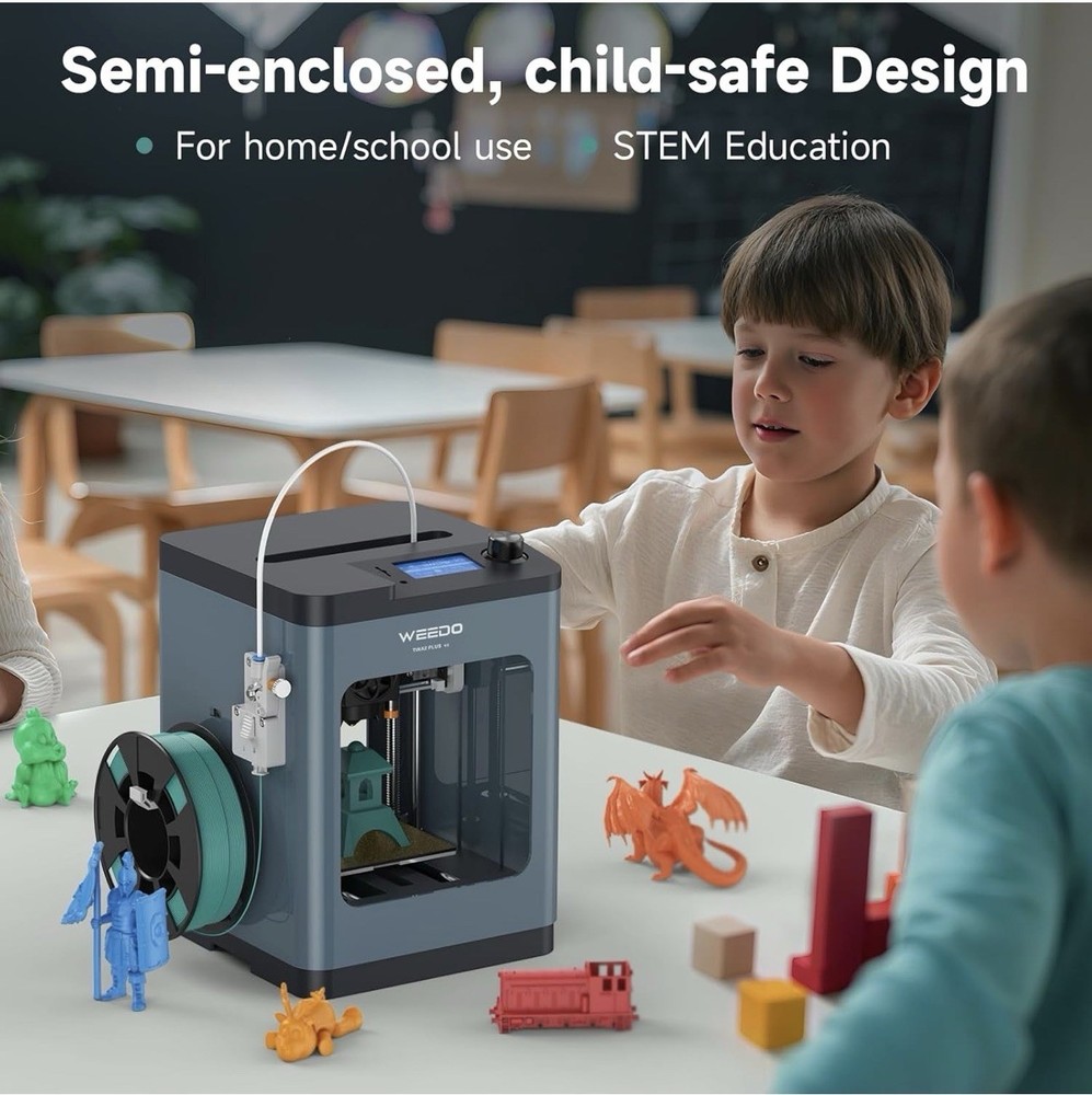 FDM 3DPrinter Auto Leveling Beginner Friendly High Precision PLA ABS LargeVolume