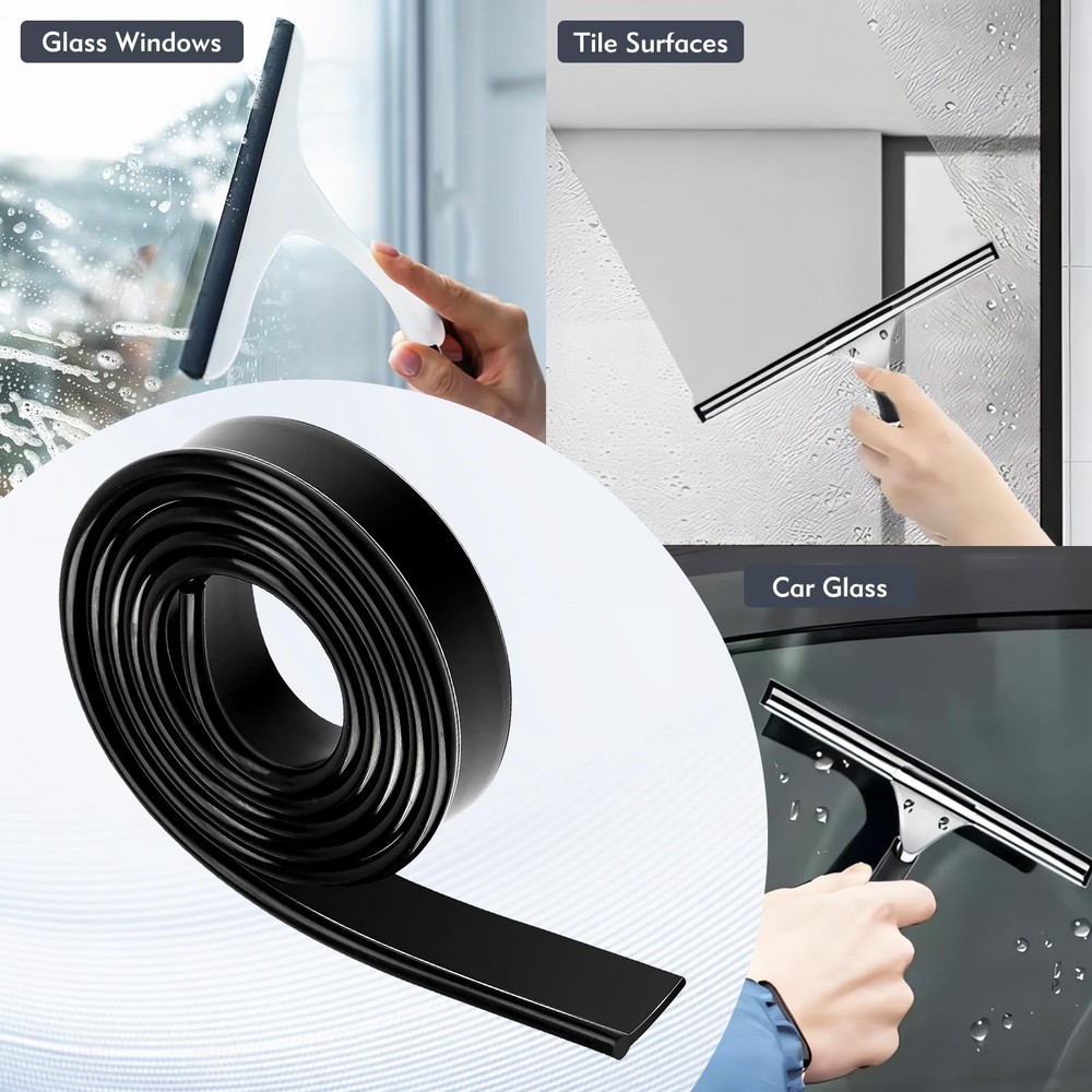 41 Inch Squeegee Rubber Replacement, Squeegee Replacement Rubber Blade, Versa...