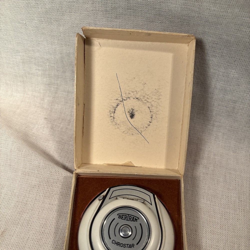 Vintage Bertram Chrostar Light Meter w/Box Instructions