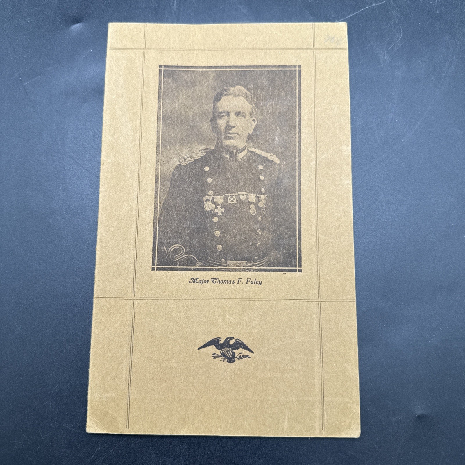 WWI 1919 Welcome Home Dinner Tribute Co. G 101st Infantry 26th Division menu YD