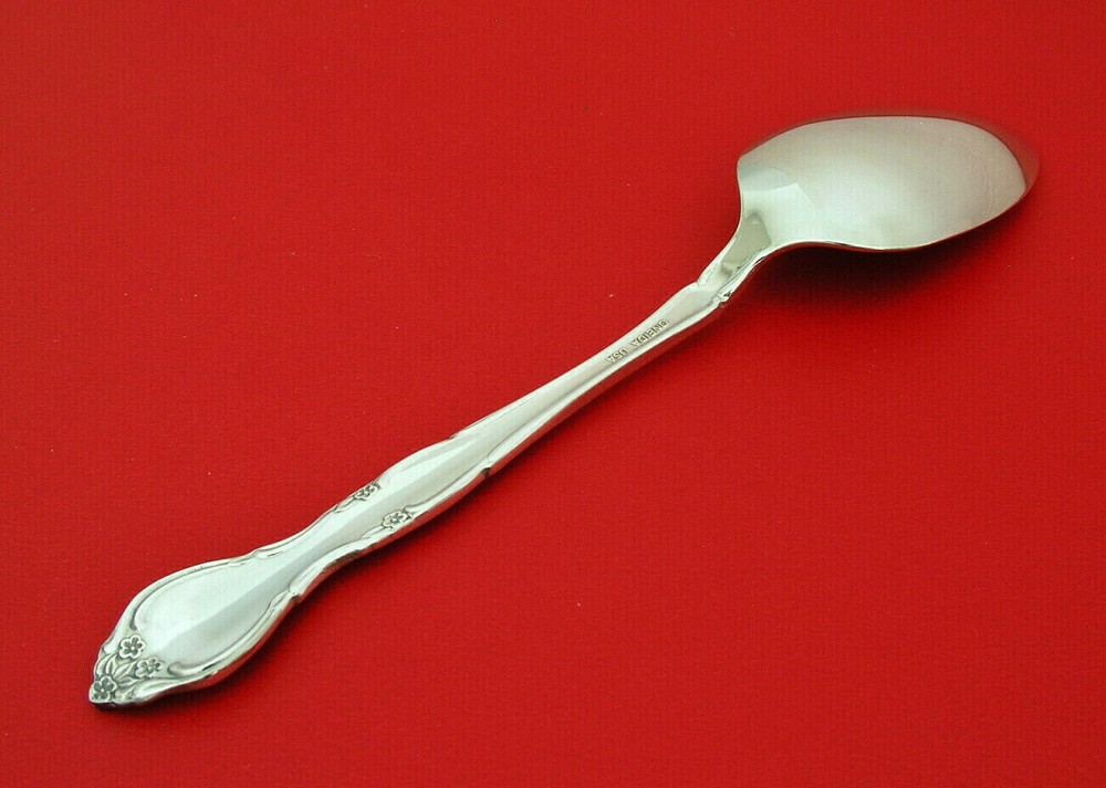 (4) ONEIDA - AFFECTION 1960 - 6" TEASPOONS - SILVERPLATE - U.S.A.