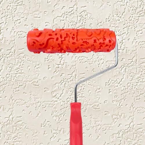 7'' Paint Pattern Roller for Wall Decoration Classic Rubber Texture RollerEG323T