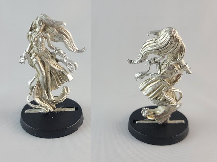 Magnificent Egos Tyanta Floating Sorceress by 5th Field Fantasy Miniatures Metal