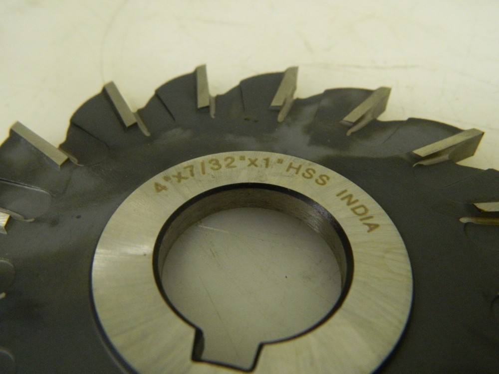 Interstate 4" Diam x 7/32" FW Straight Tooth Side Milling Cutter 03014149