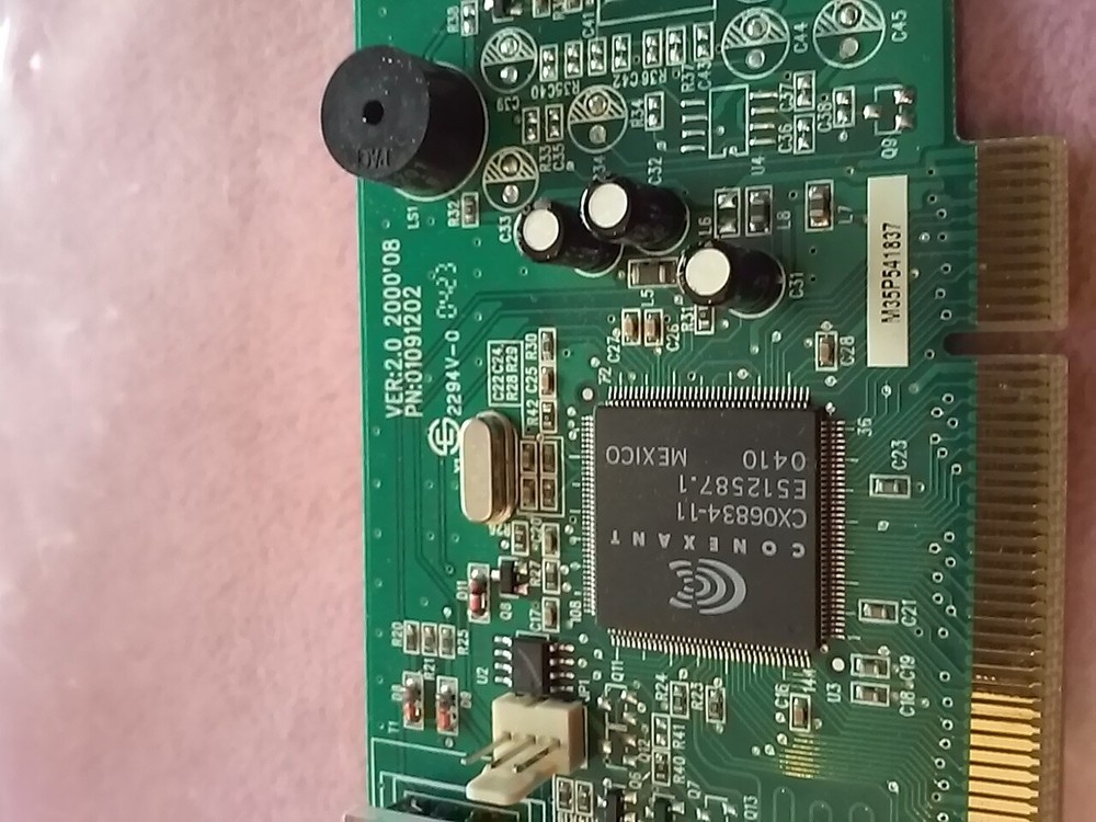 AOPEN FM56-PLX PCI Modem peripheral card