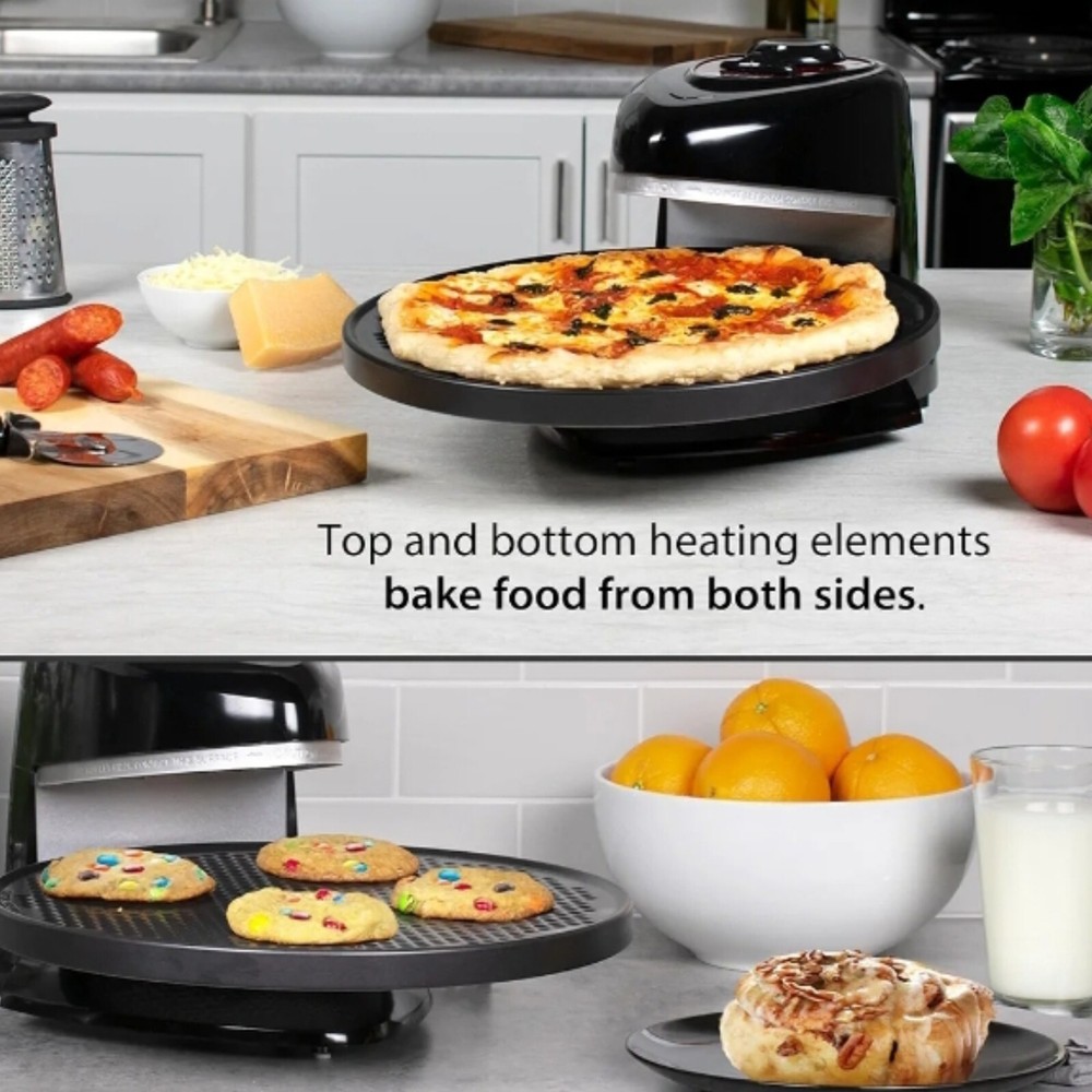 Presto 03430 Pizzazz Plus Rotating Oven, Black