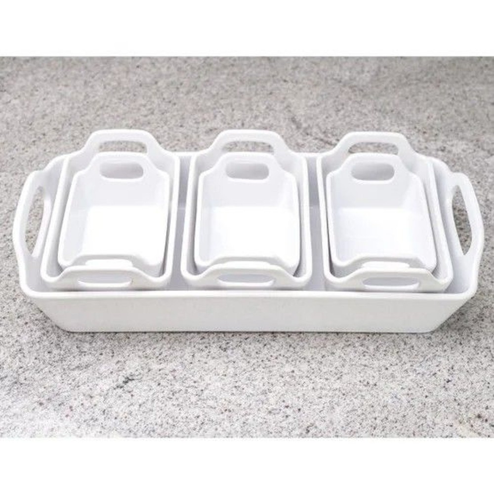 Baum 7-PIECE SERVING SET Ceramic Stoneware Nesting