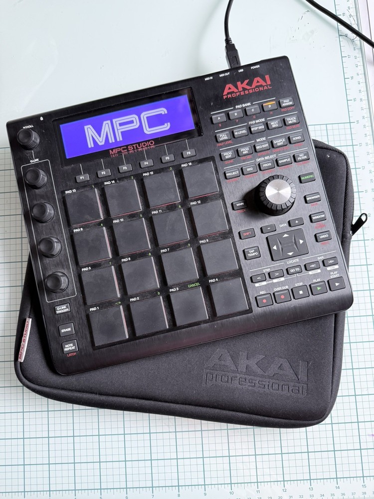 Akai MPC Studio Black Pad Controller With Carrying Case