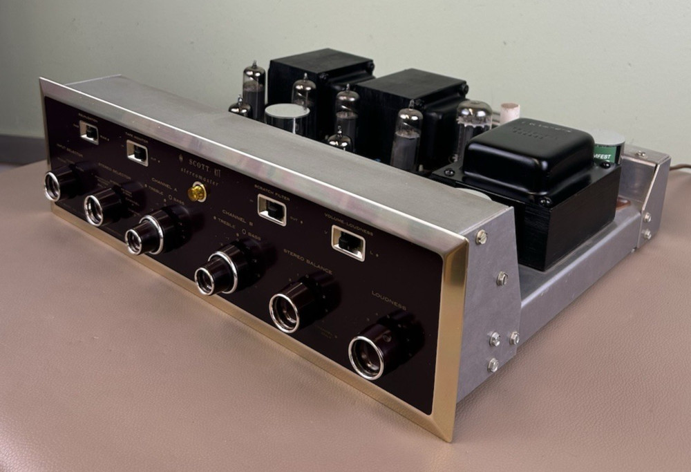 SCOTT LK-48 INTEGRATED STEREO TUBE AMPLIFIER NICE