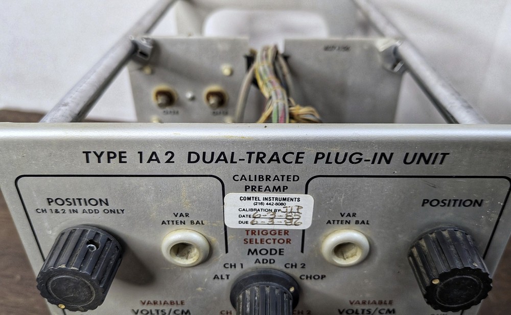 Tektronix Type 1A2 Plug-in - Dual Trace for Oscilloscope 500 Series