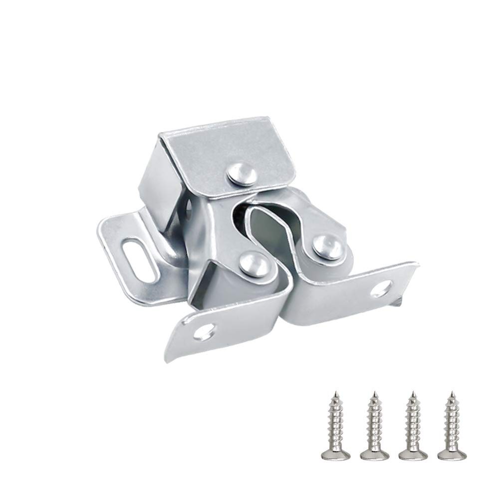 Double Roller Catch Cabinet Door Latch Hardware Ten Pack