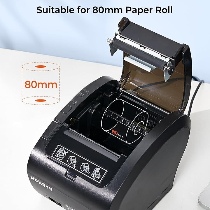 NEW MUNBYN Bluetooth Thermal Receipt Printer P047 80mm POS Printer