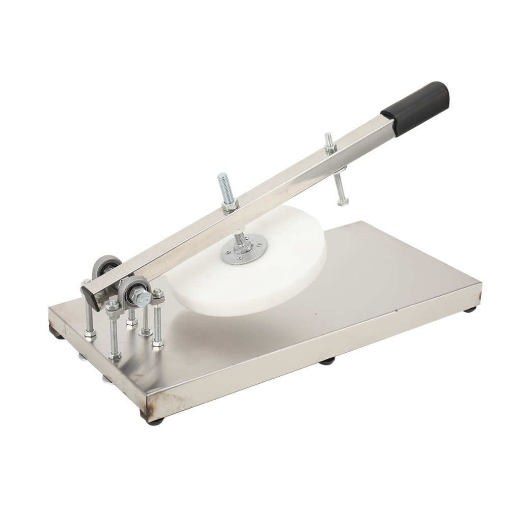 Manual Pizza Dough Press Machine 20cm Stainless Steel Commercial Cake Press