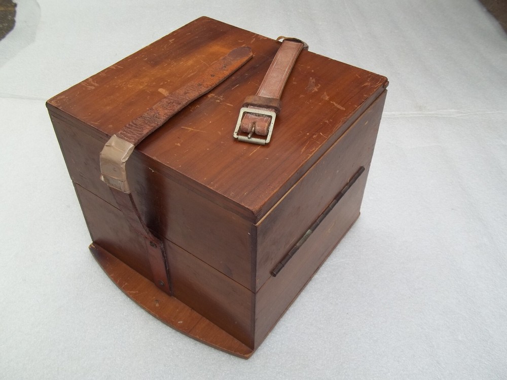 Antique Marine Chronometer Guard Case