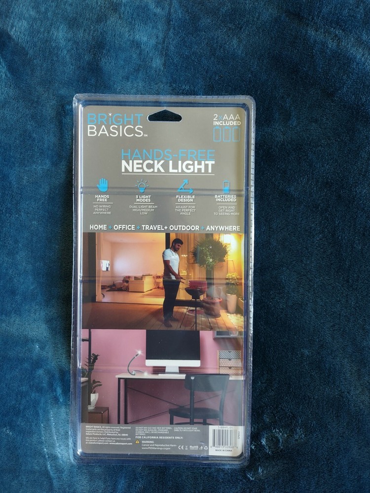 Hands-Free Flexible LED Neck Light By Bright Basics