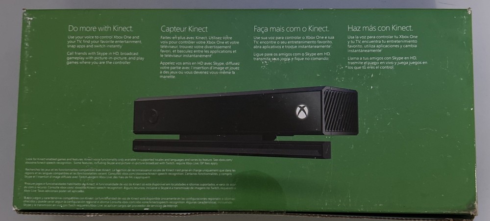 Microsoft Xbox One Kinect Sensor Black New Open Box