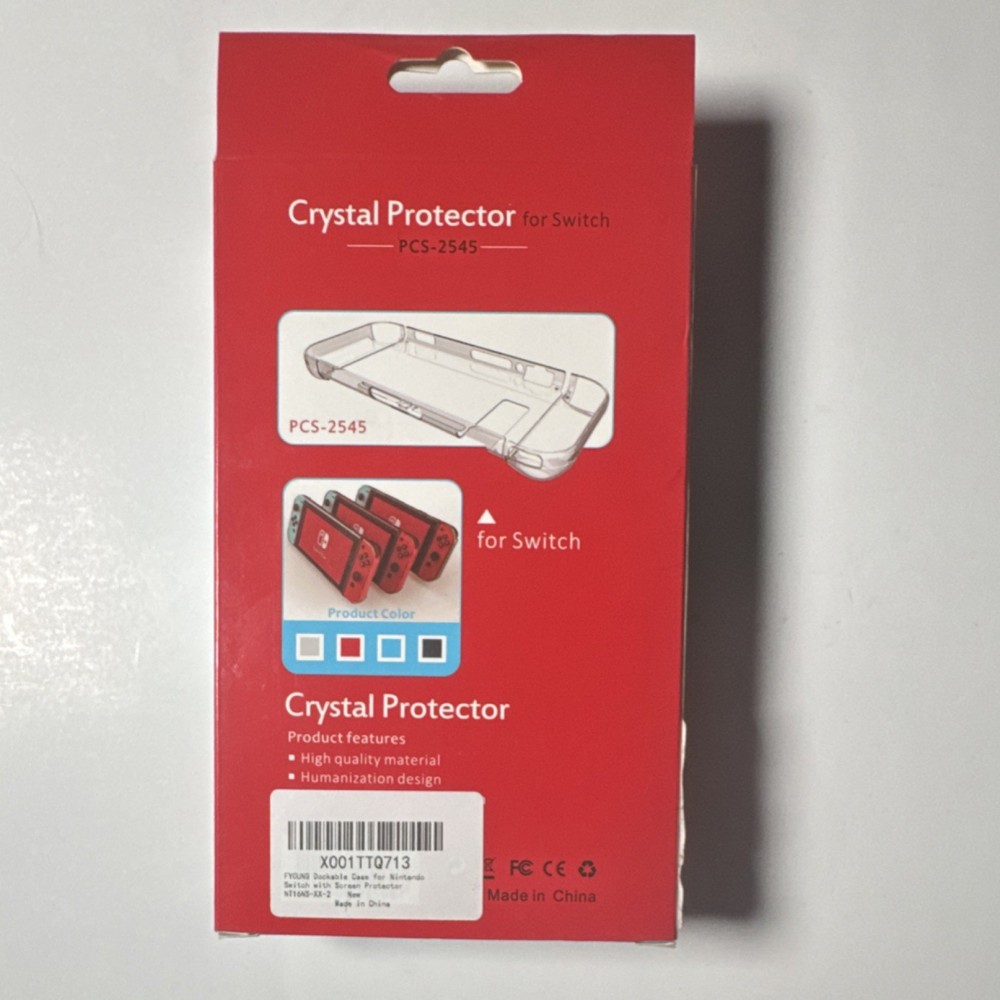 FYOUNG Crystal Protector Clear Case for Nintendo Switch PCS-2545