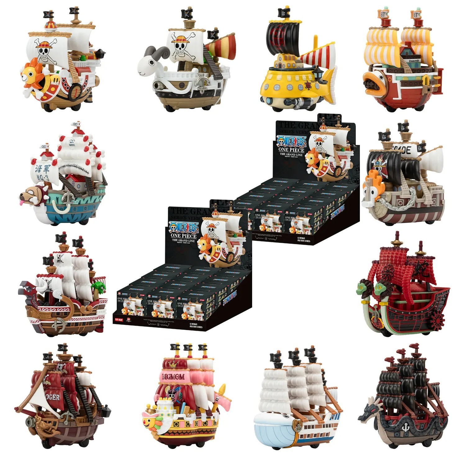 POP MART x One Piece The Grand Line Series Confirmed Ship in Sealed Bag Open Box