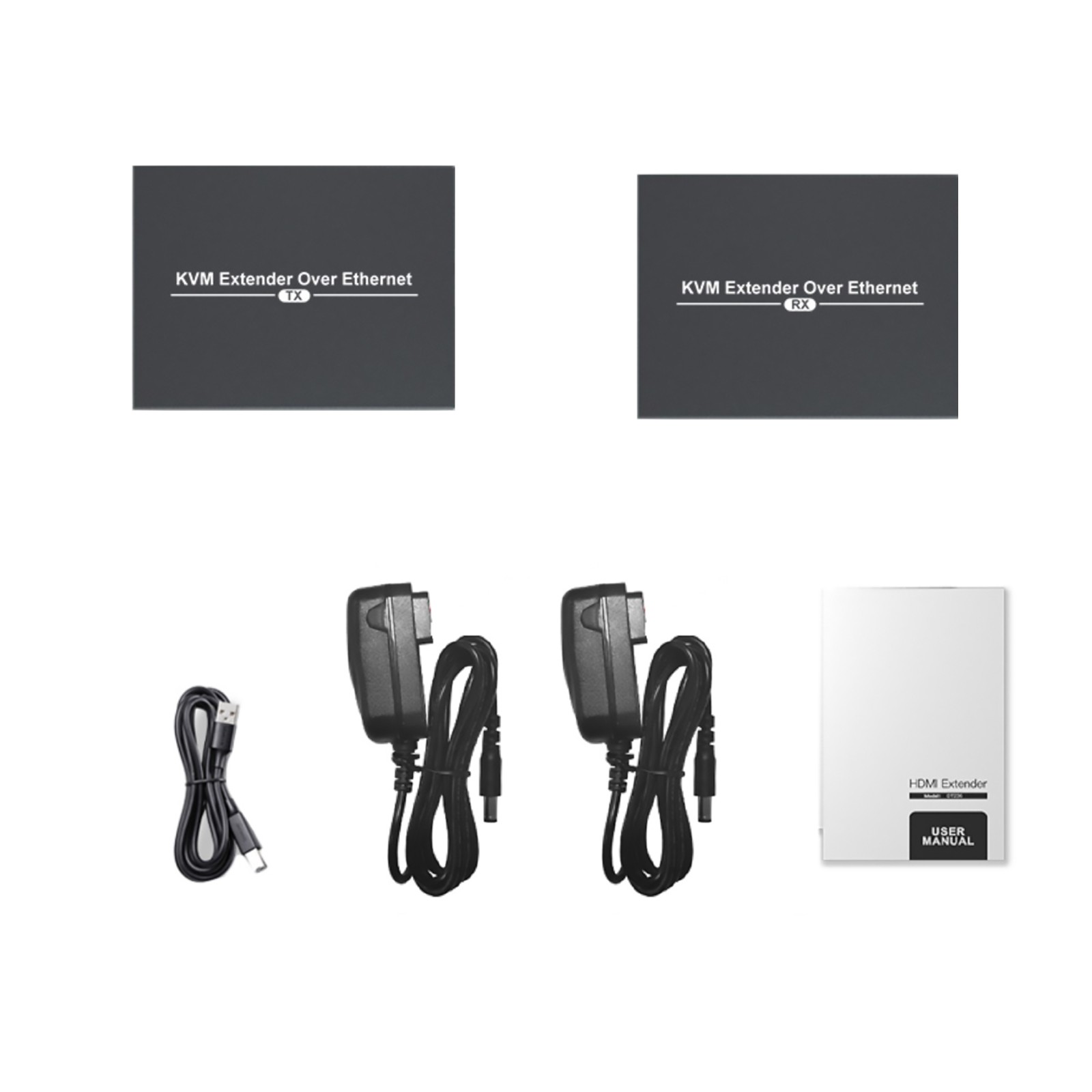 New 150M HDMI KVM Extender over IP Cat5e/6 Cable USB Extender for Mouse keyboard