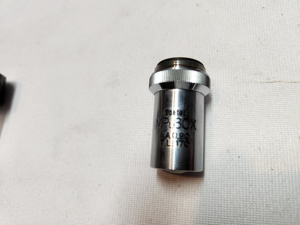 UNITRON JAPAN MP 80X L OBJECTIVE MICROSCOPE PART OPTICS In Plastic Case