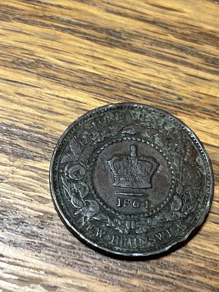 1864 Canada New Brunswick 1 Cent