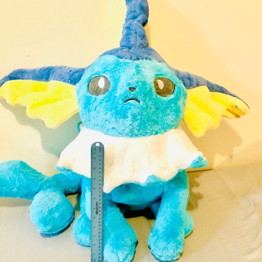 USA - 3 size - Eevee Jolteon Vaporeon Plush Doll Toy Anime Evolution Monster Set