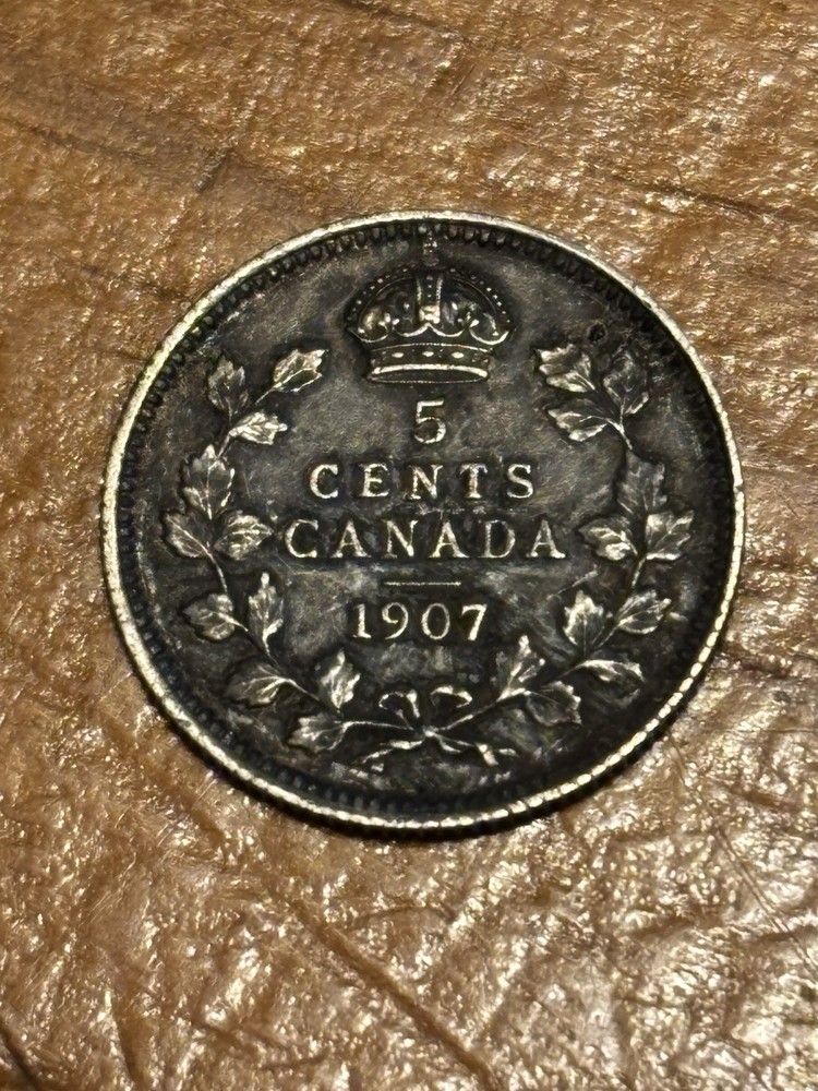 1907 5C Canada Five Cents