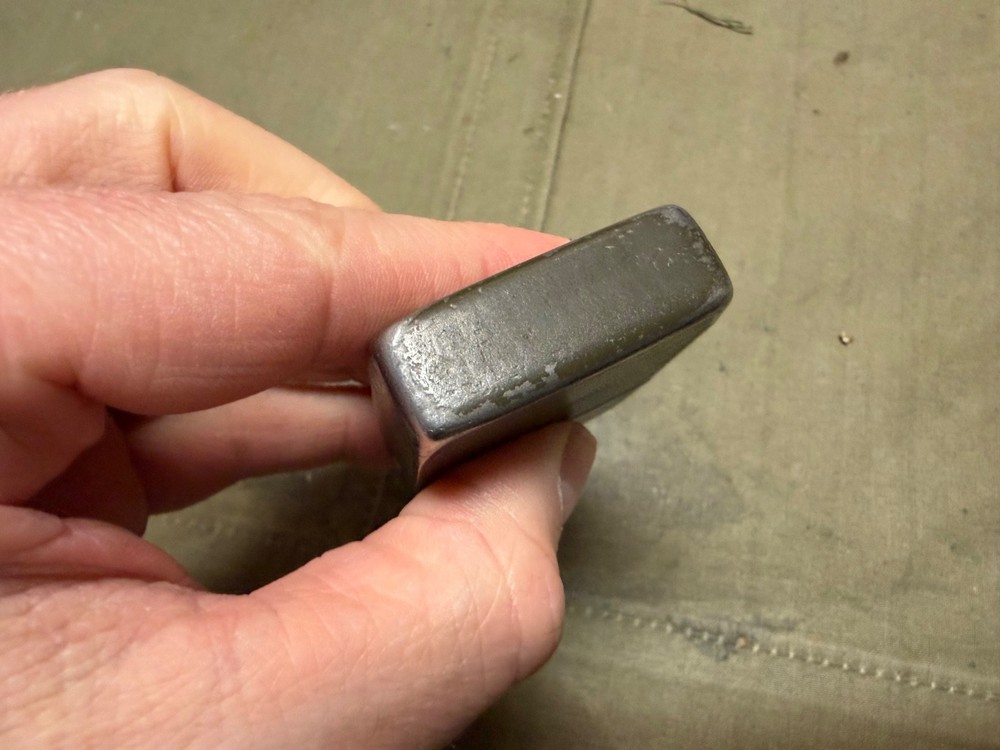 ORIGINAL WWII US ARMY TANKER STYLE OD PARK MADE LIGHTER