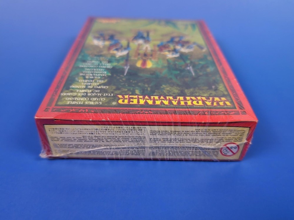 Warhammer Saurus Temple Guard Command - FACTORY SEALED Games Workshop OOP