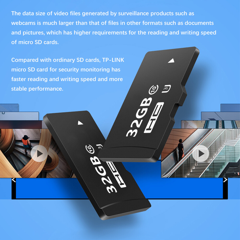 32G Memory SD Card HC Flash Card for Solar Security Camera