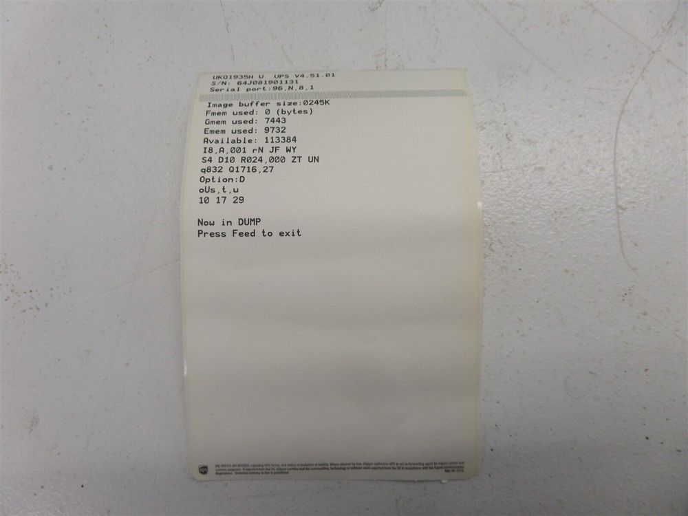 Zebra LP 2844 Thermal Label Printer