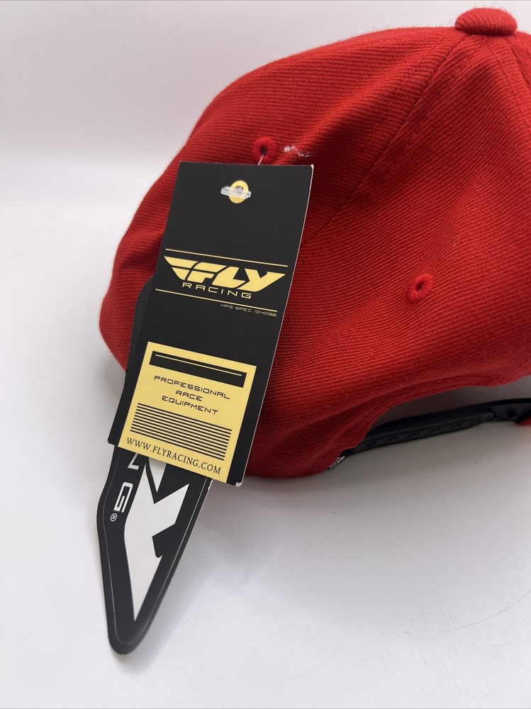 Fly Racing Race Snapback Hat Red Snapback Trucker