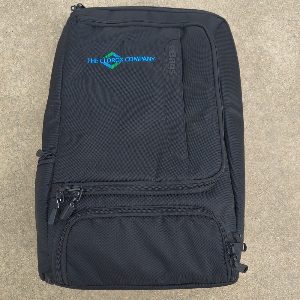 eBags Professional Slim Laptop Backpack - Solid Black - FREE SHIPPING